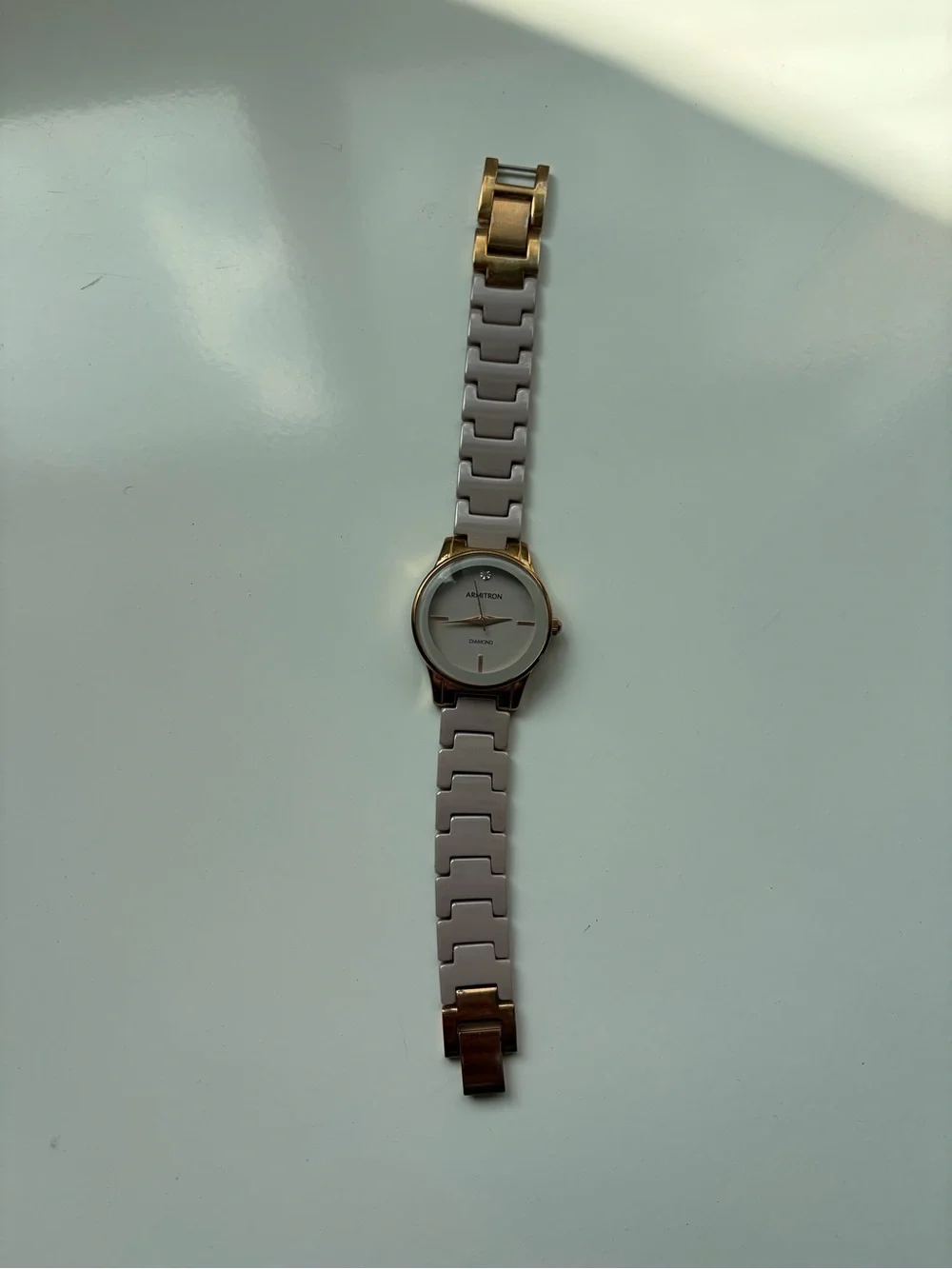 Armitron Diamond Women’s Wristwatch 28mm Case Size/New Battery/ Working